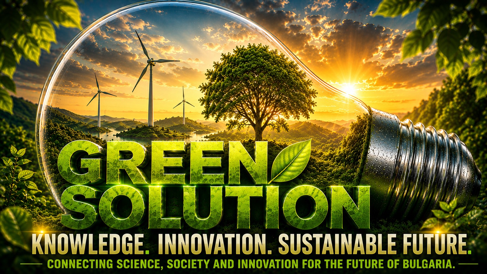 GREEN SOLUTION — Knowledge. Innovation. Sustainable Future. Connecting science, society and innovation for the future of Bulgaria.